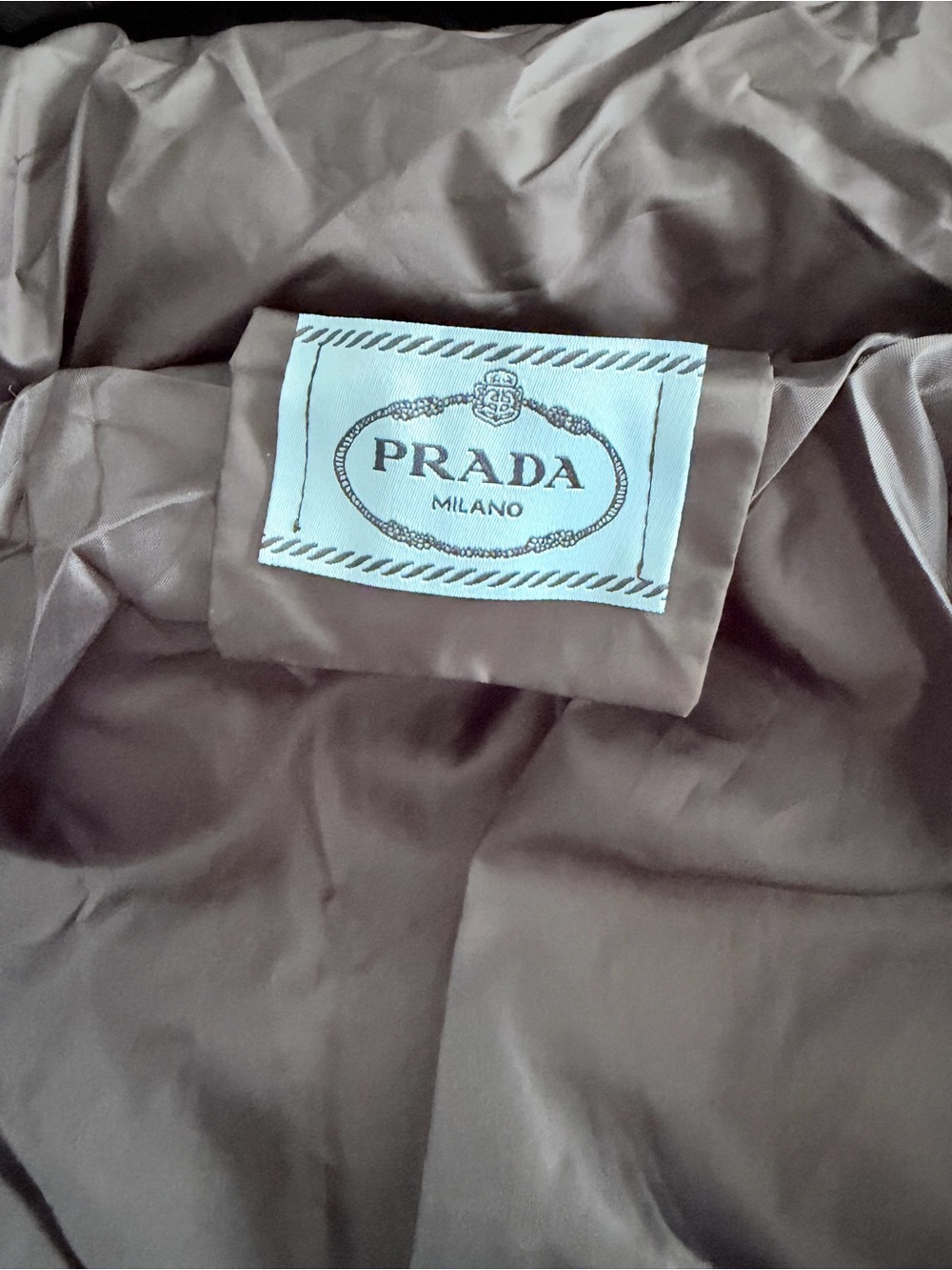 Prada black Hooded Quilted Puffer Jacket - Picture 8 of 12
